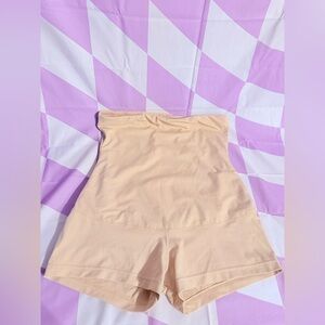 Seamless High-Waist Shapewear Shorts - Tan NWOT